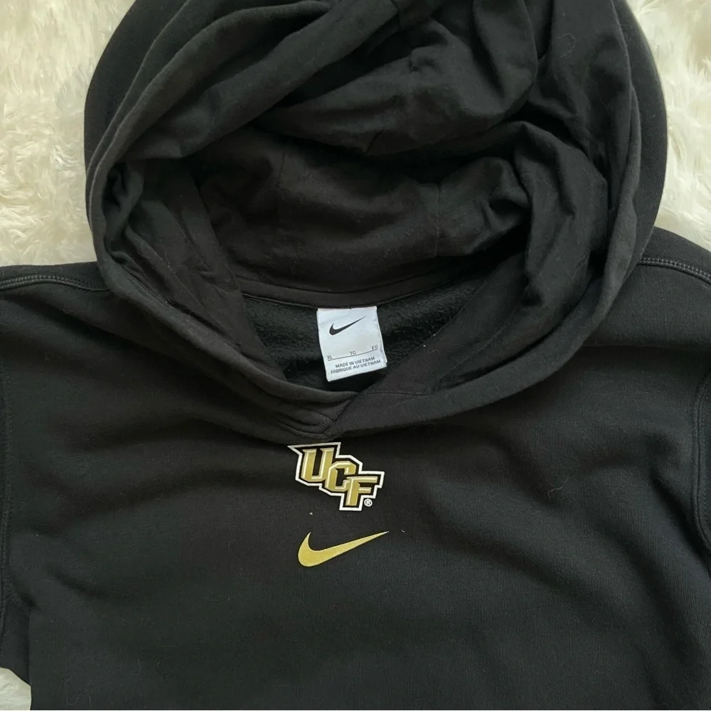 Nike UCF Black and Grey Logo Hoodie